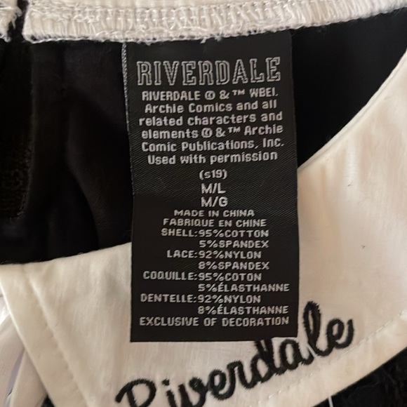 🚨New RIVERDALE Juniors' Veronica Character Costume Cosplay Lace Dress M/L - Picture 7 of 7